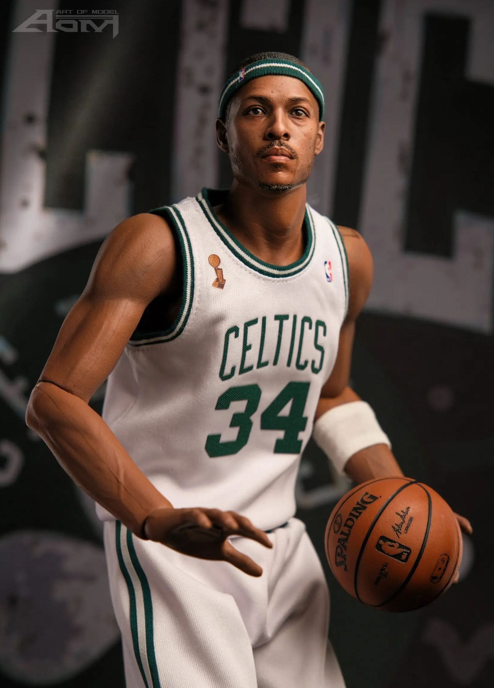 AOM TOYS - Pierce Celtics' Big Three 2008 Championship Set NBA Statue 