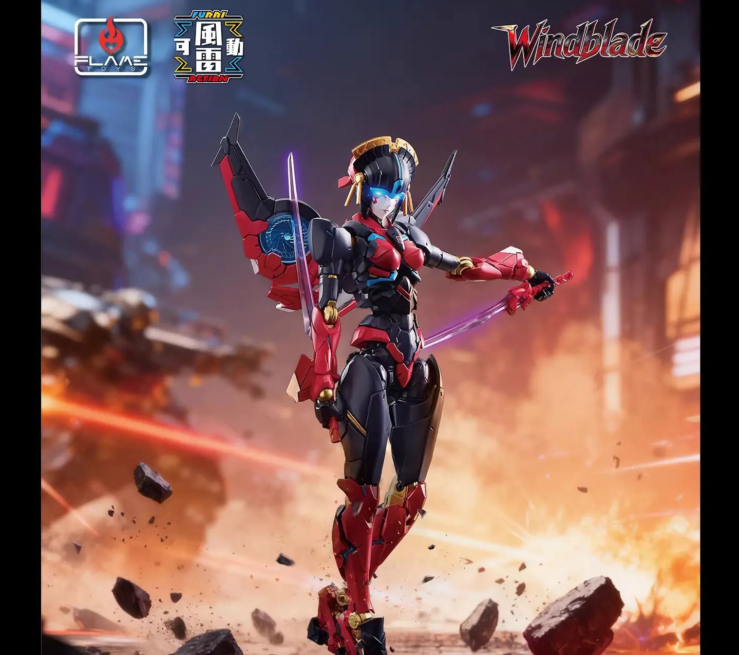 Sentinel Studio X Flametoys - WindBlade Model Kit Licensed Statue 