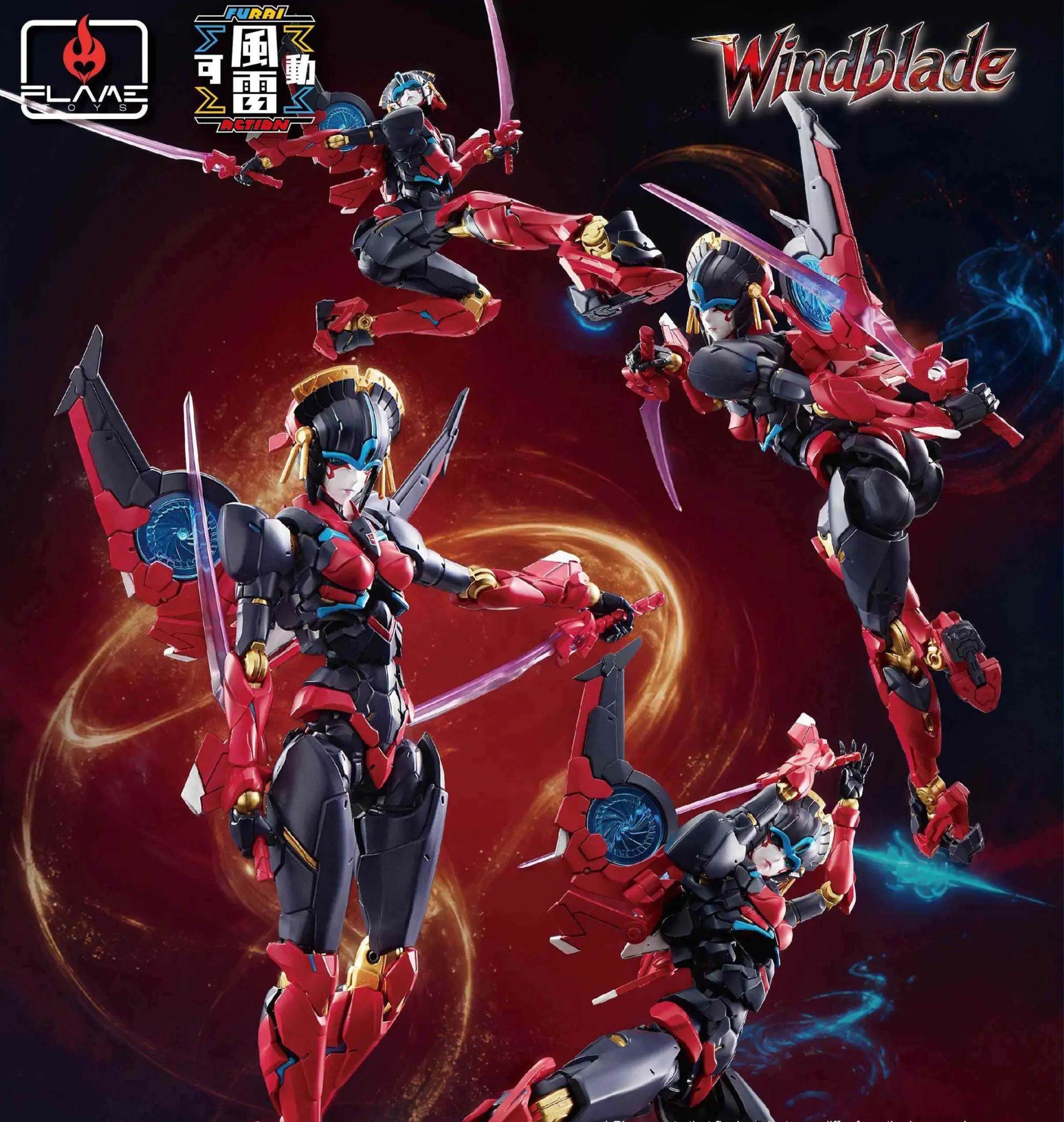 Sentinel Studio X Flametoys - WindBlade Model Kit Licensed Statue 