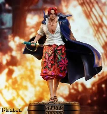 Gold Peter Studio - Shanks Red Hair Pirates One Piece Statue 