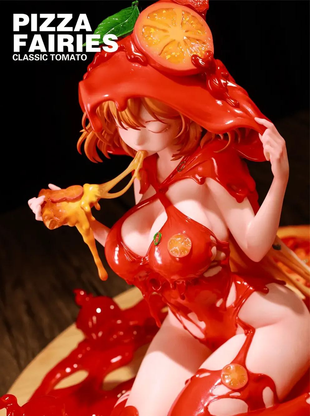 WeArtDoing Studio - Sleeping Beauty Pizza Fairies-Cheese Supreme X Classic Tomato Figure Licensed Statue 