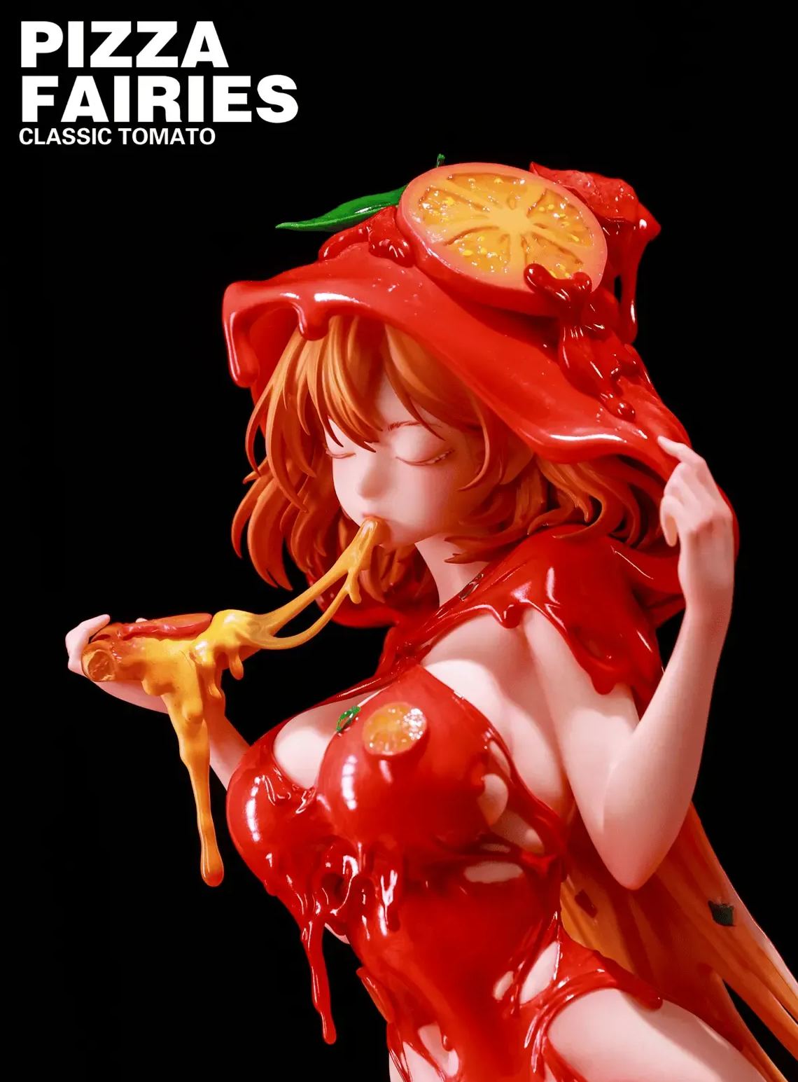 WeArtDoing Studio - Sleeping Beauty Pizza Fairies-Cheese Supreme X Classic Tomato Figure Licensed Statue 
