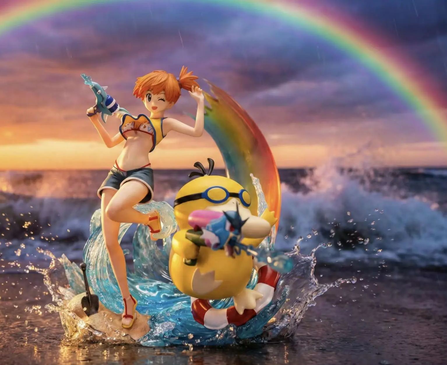 MAGA Studio - Misty X Psyduck Pokemon Statue