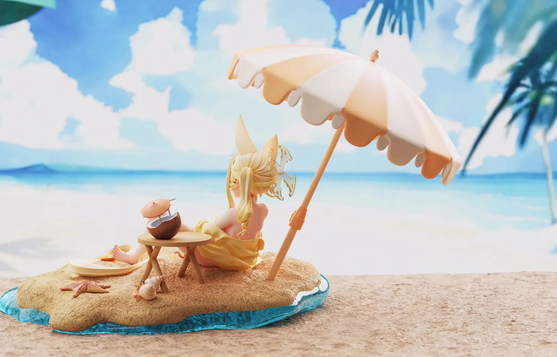 Haruhi Studio - Yurizono Seia Beach Swimsuit Blue Archive Statue