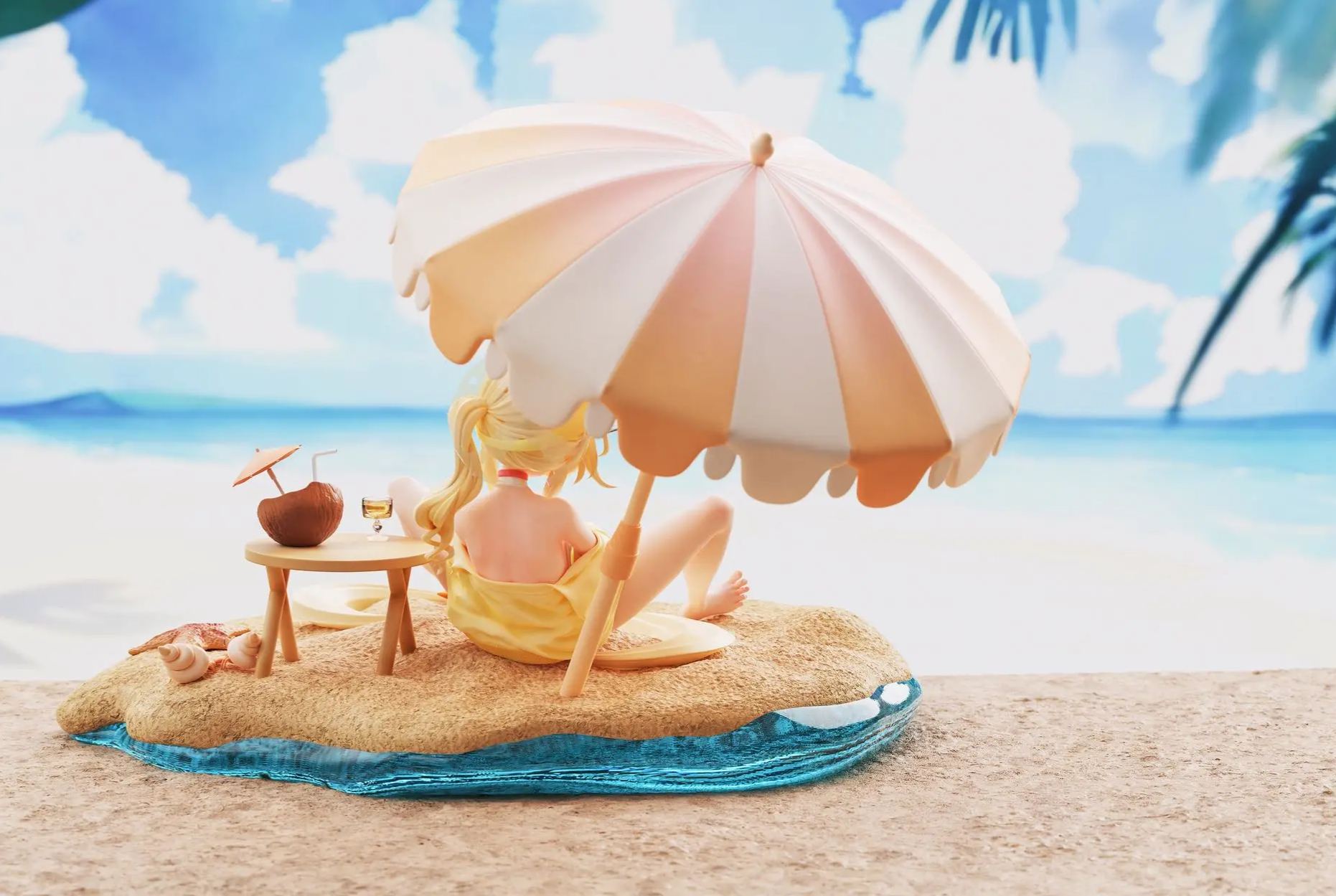 Haruhi Studio - Yurizono Seia Beach Swimsuit Blue Archive Statue