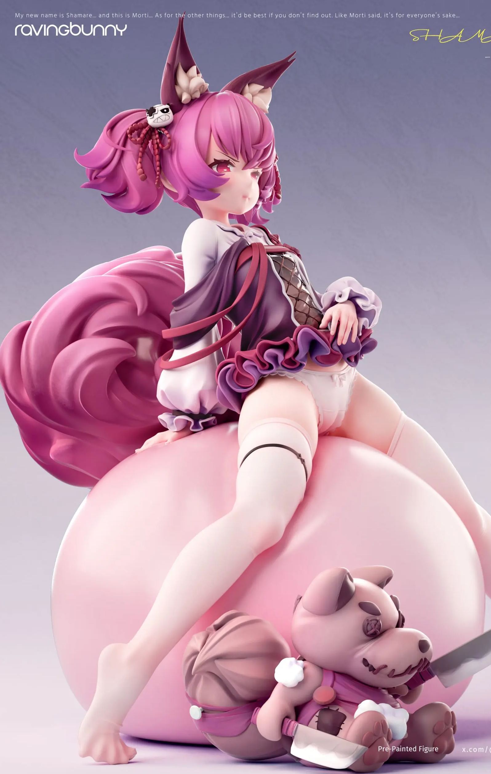 Raving Bunny Studio - Shamare Arknights Statue