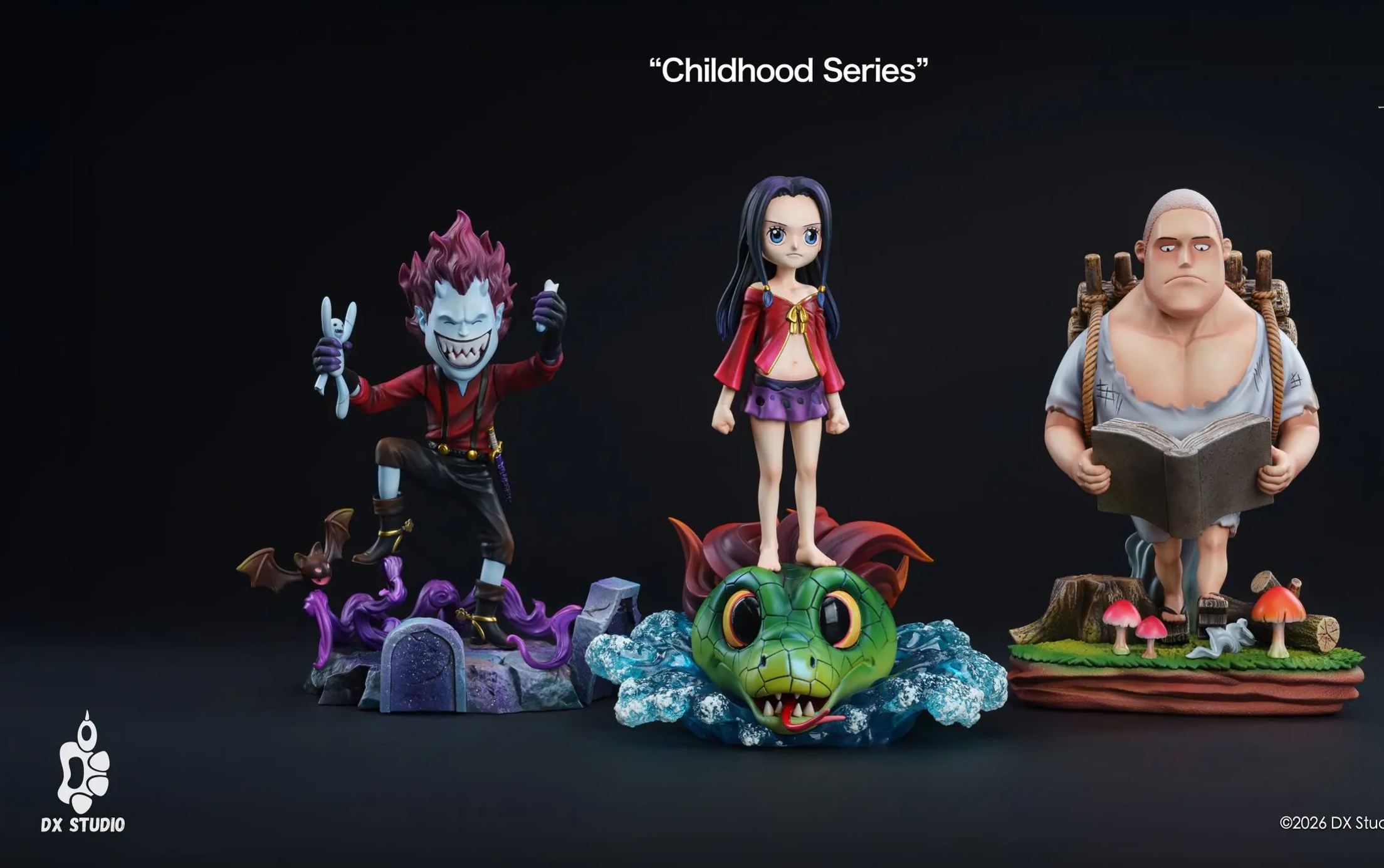 Dx Studio - Gecko Moria X Bartholomew Kuma X Boa Hancock One Piece Statue