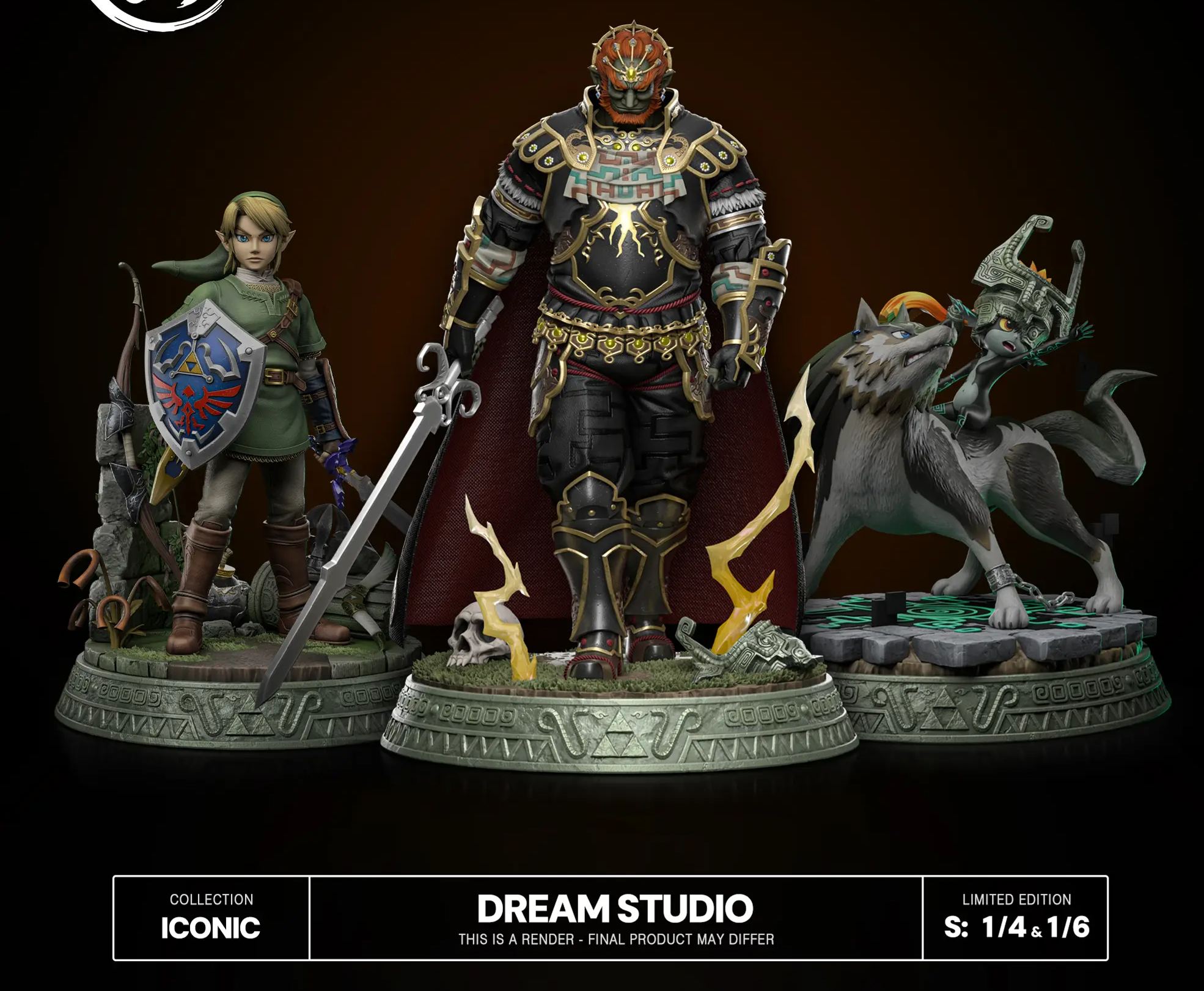 Dream Studio - Ganondorf TP The Legend of Zelda Statue
