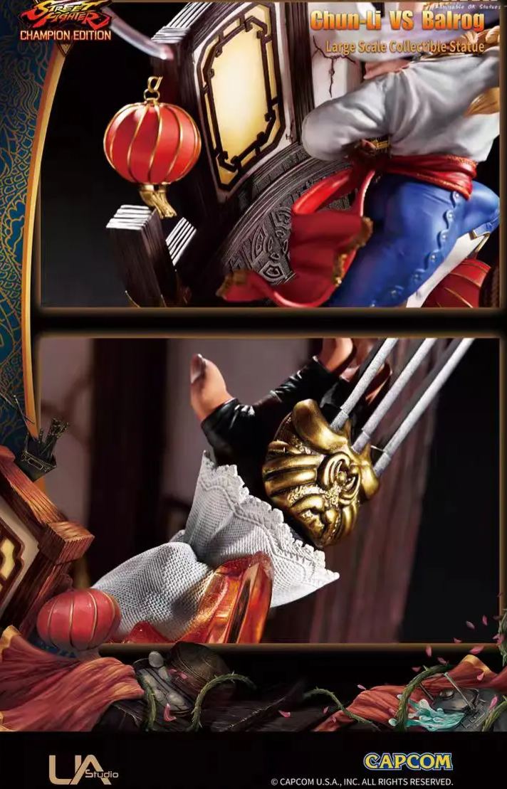 UNiQUE ART STUDIO Street Fighter V Chun Li vs Balrog  Licensed