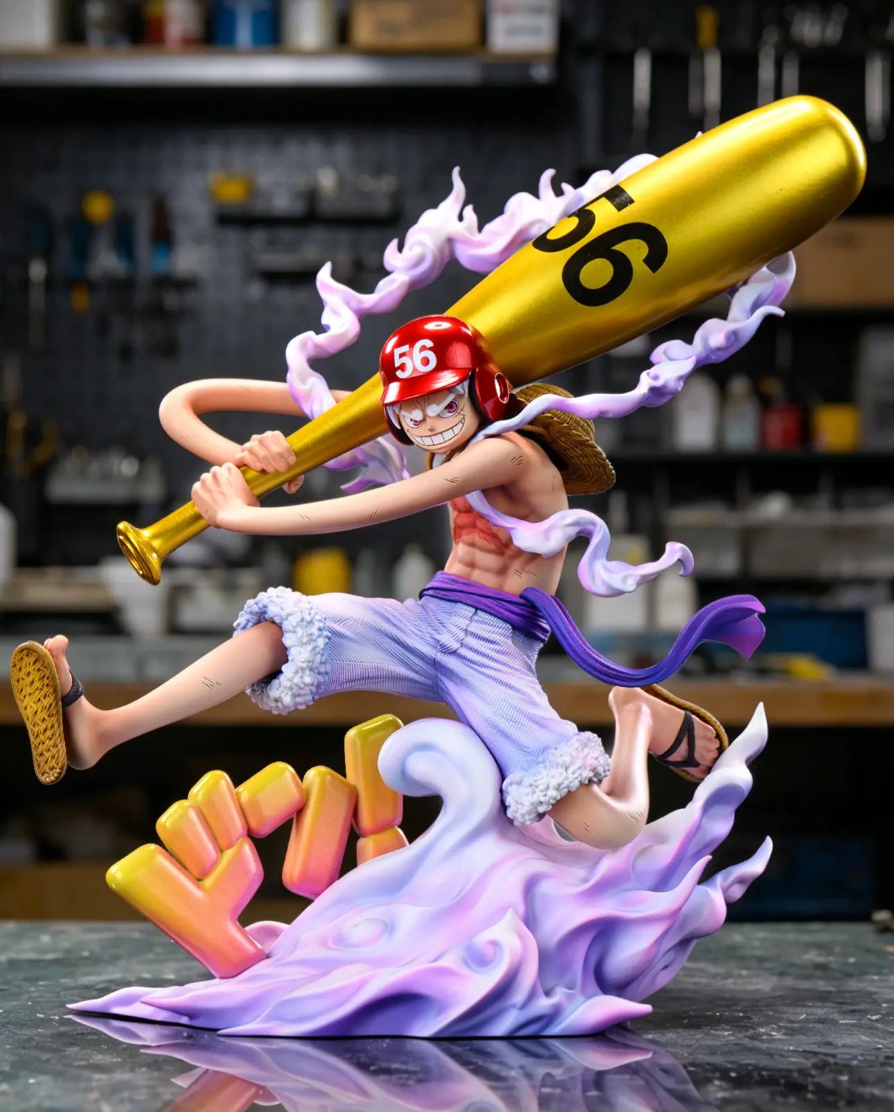 SY Studio Nika Luffy Playing Baseball One Piece