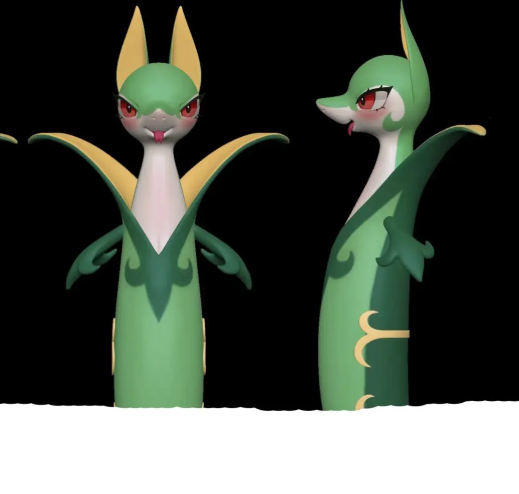 Spirit Demon Studio Leafeon Butt Model Pokémon