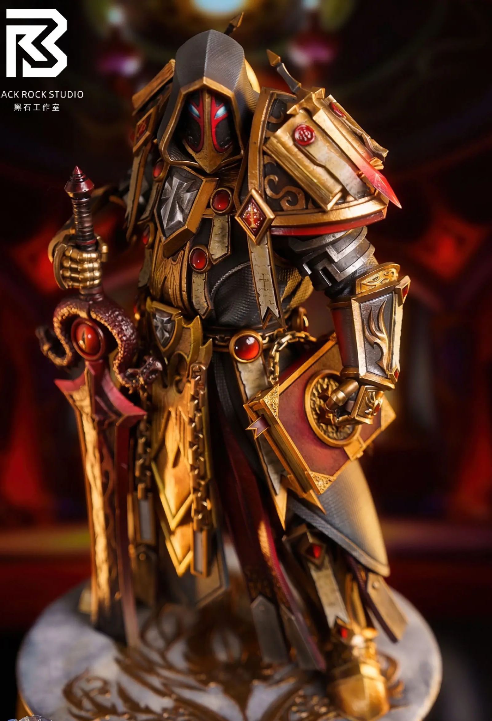 BR Studio Blood Elf Paladin T2 Judgment Armor World of Warcraft statue