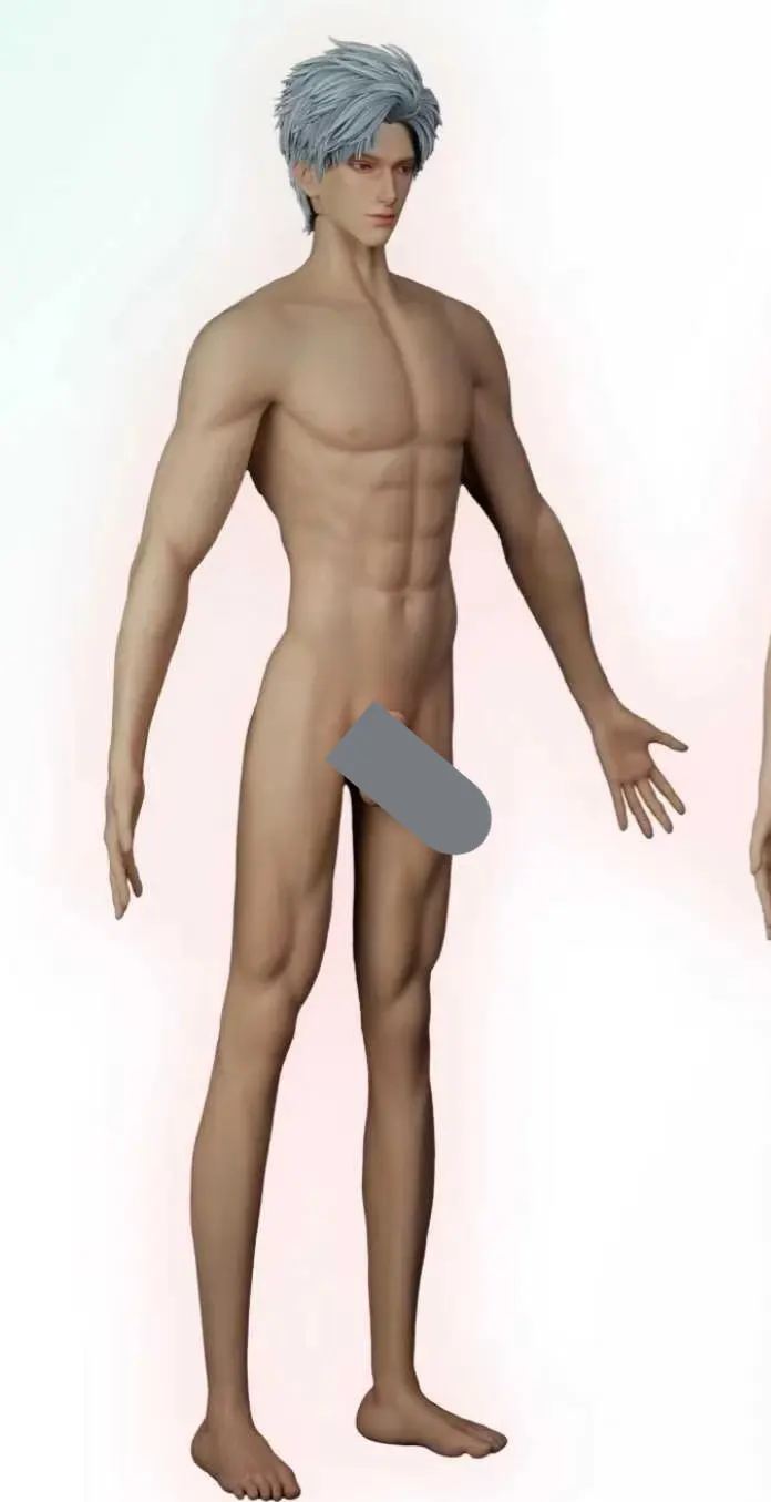 NINGJING Studio Sylus 1/3 Platinum Silicone Doll Love and Deepspace