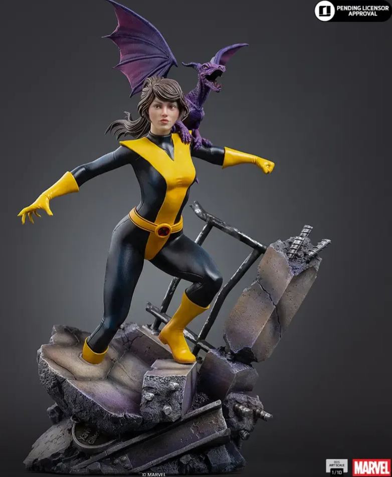 Iron Studio - Statue Kitty Pride X Lockheed - X-Men Comics - BDS Art Scale 1/10 MARCAS146526-10 (Licensed)