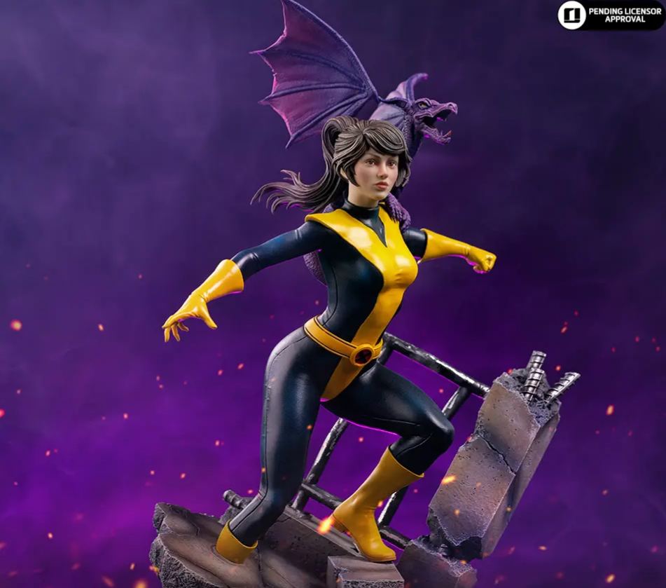Iron Studio - Statue Kitty Pride X Lockheed - X-Men Comics - BDS Art Scale 1/10 MARCAS146526-10 (Licensed)