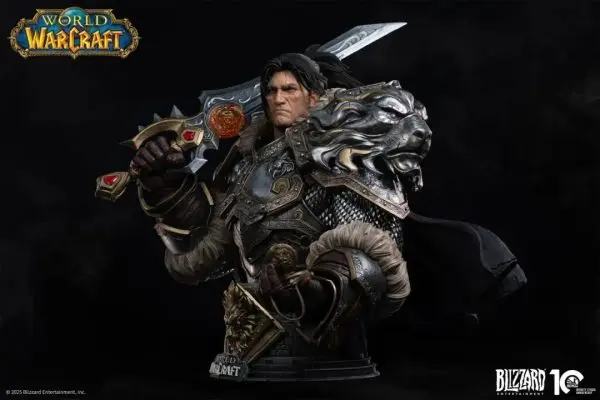 World of Warcraft Varian Wrynn 1/3 Scale Bust (Licensed) Statue(GK) -Infinity Studio 