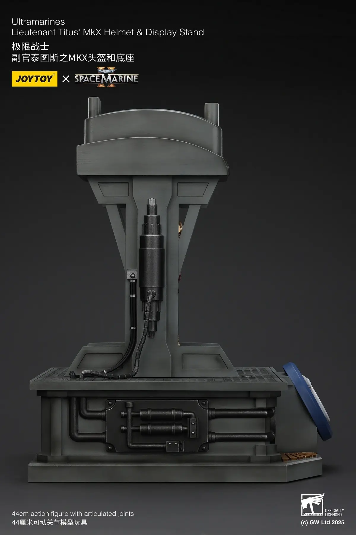 JOYTOY - Warhammer 40,000 Ultramarines Lieutenant Titus' MKX Helmet & Display Stand JT01741 JT01697 (Licensed) Statue(GK)
