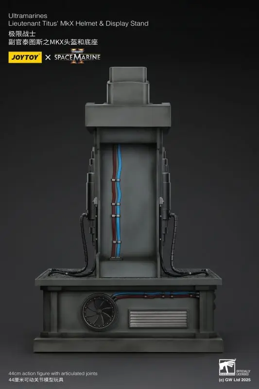 JOYTOY - Warhammer 40,000 Ultramarines Lieutenant Titus' MKX Helmet & Display Stand JT01741 JT01697 (Licensed) Statue(GK)