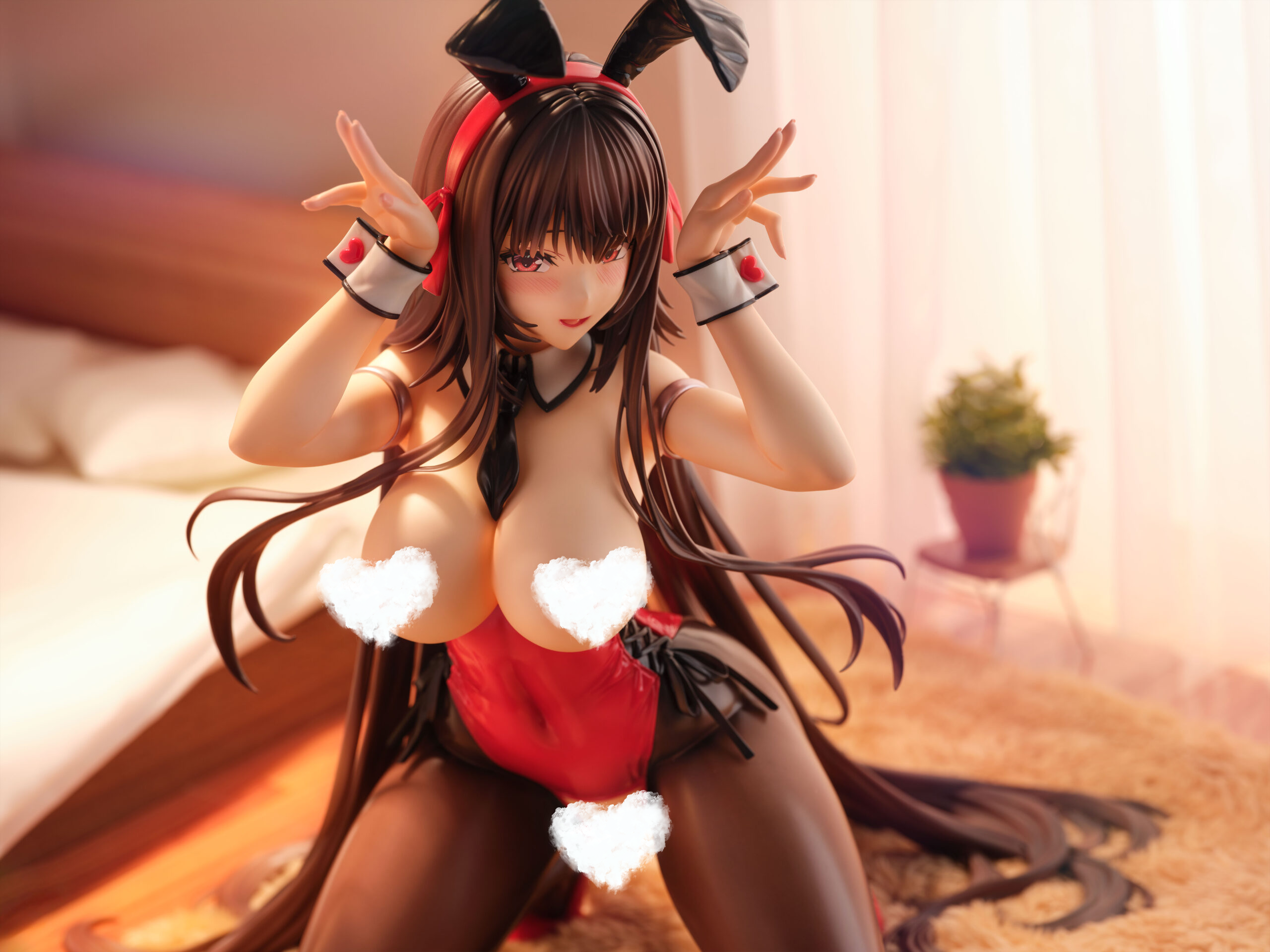 Amakano 2+ Yuuhi Kurohime Bunny Suit ver. 1/4 Complete Figure (Licensed) Statue(GK) -Carnival 