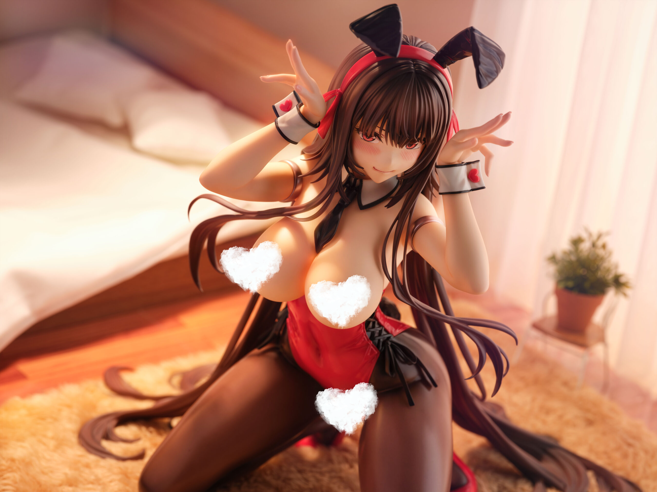 Amakano 2+ Yuuhi Kurohime Bunny Suit ver. 1/4 Complete Figure (Licensed) Statue(GK) -Carnival 