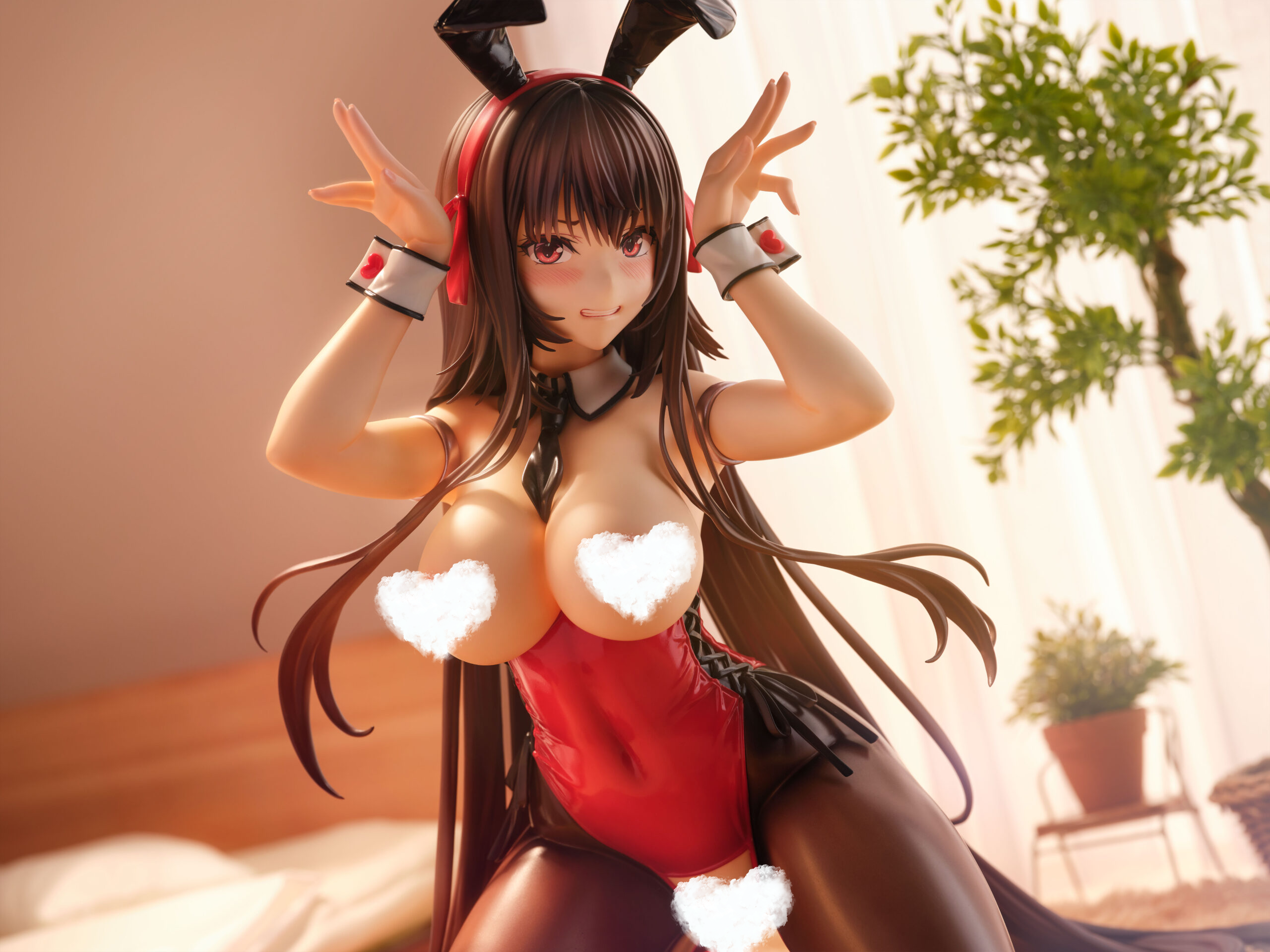 Amakano 2+ Yuuhi Kurohime Bunny Suit ver. 1/4 Complete Figure (Licensed) Statue(GK) -Carnival 