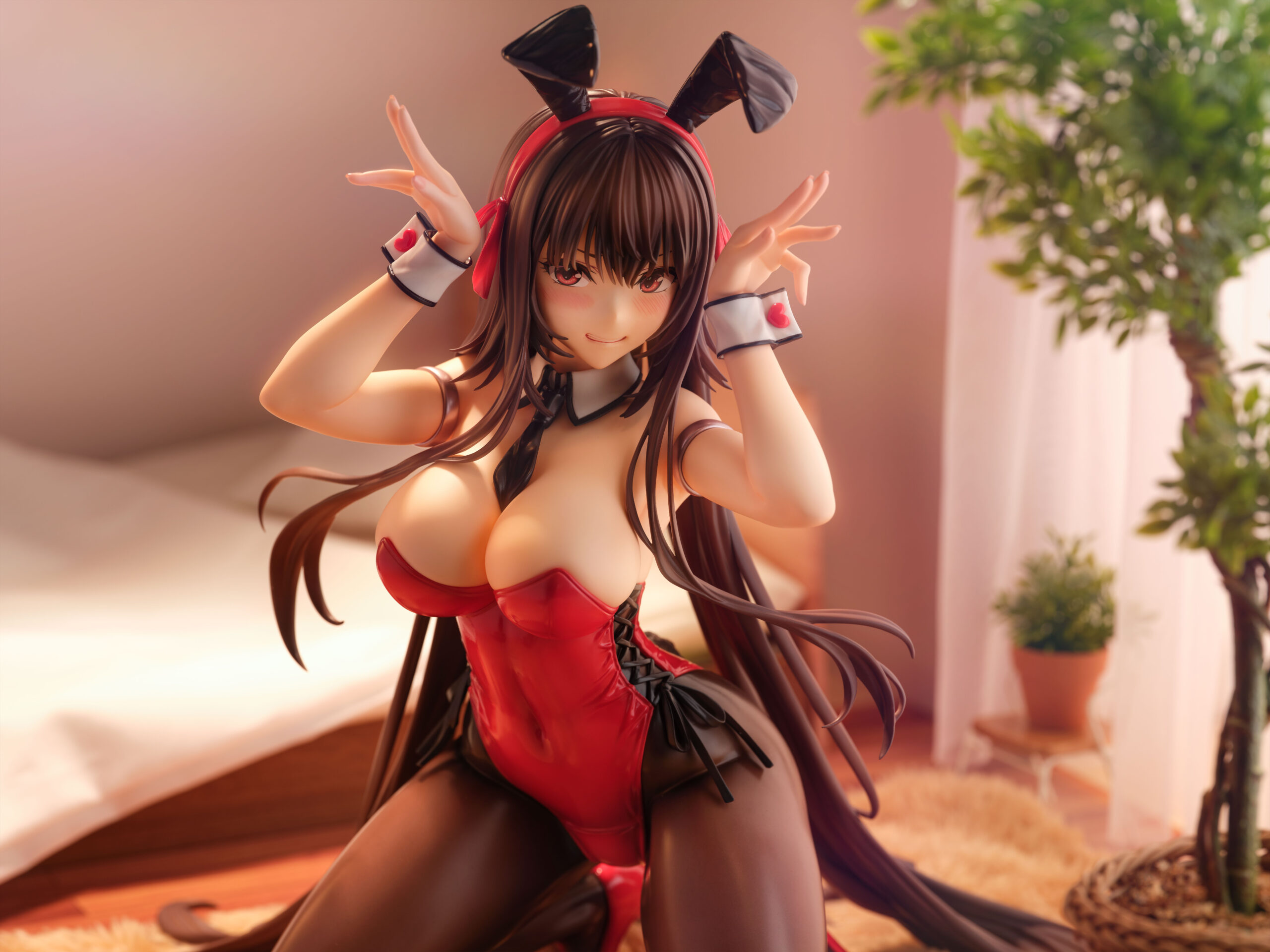 Amakano 2+ Yuuhi Kurohime Bunny Suit ver. 1/4 Complete Figure (Licensed) Statue(GK) -Carnival 