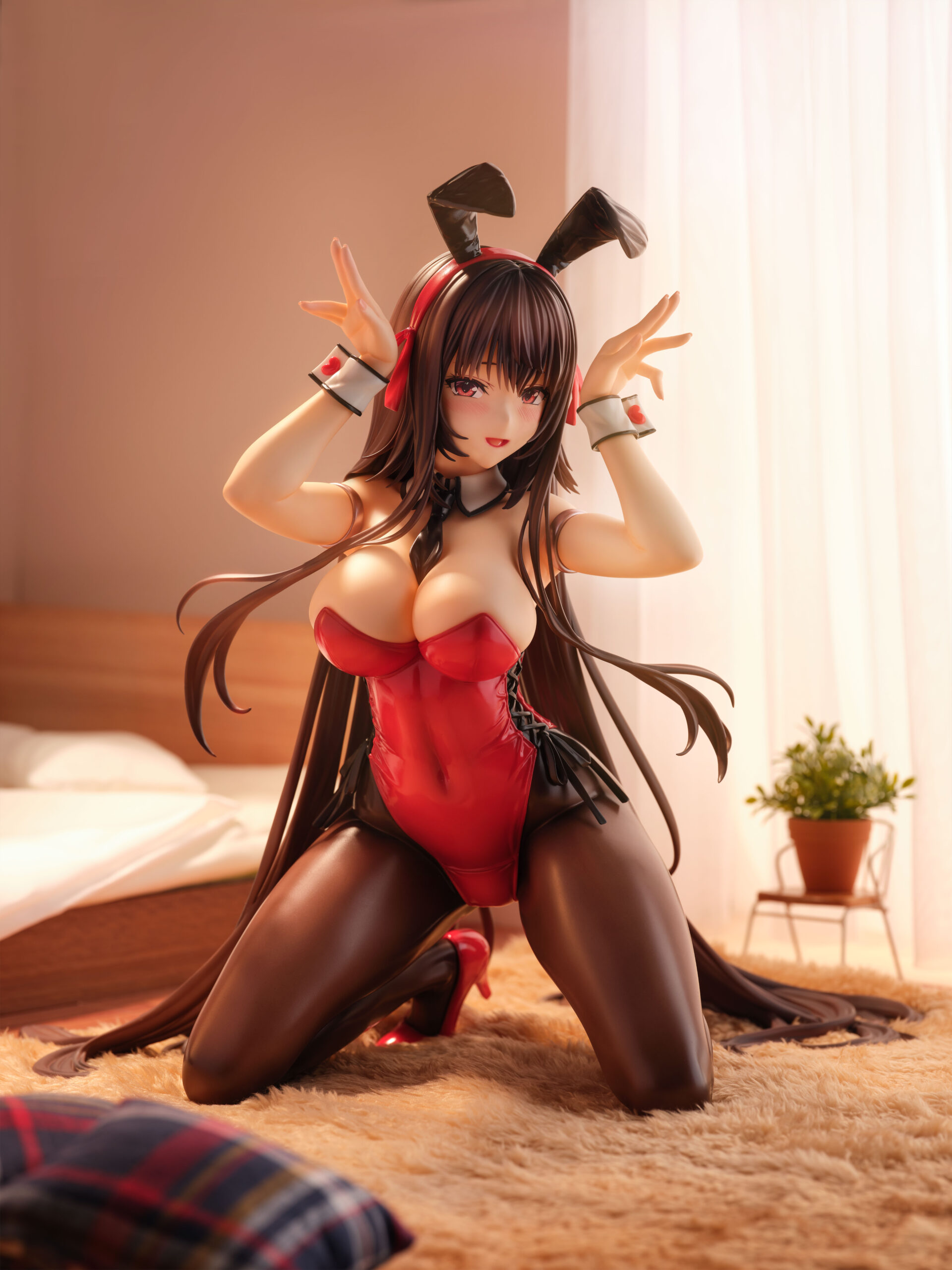 Amakano 2+ Yuuhi Kurohime Bunny Suit ver. 1/4 Complete Figure (Licensed) Statue(GK) -Carnival 