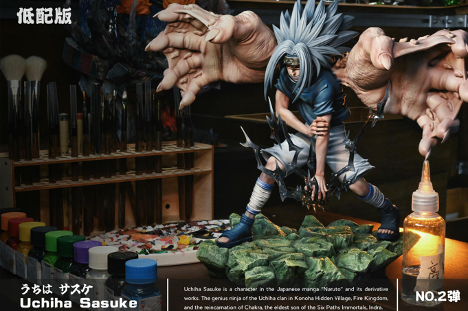 Naruto Valley of the End Showdown Uchiha SasukeStatue(GK) -MUDDL Studio 