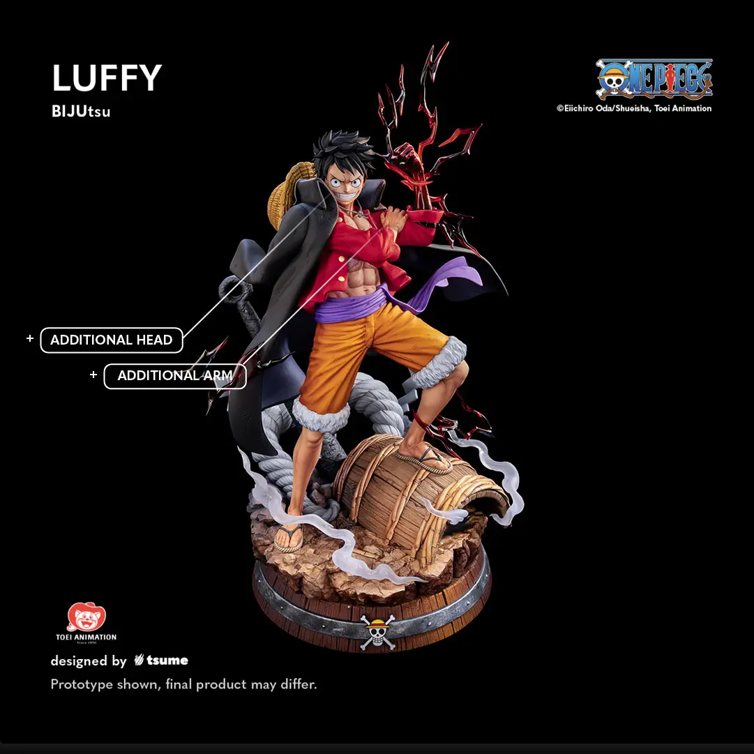 Tsume Studio - One Piece Luffy Bijutsu (Licensed)Statue 