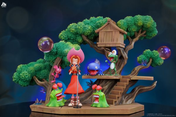 Digimon Pure Ecology Splicing Series Rosemon & Togemon & Mimi Tachikawa Statue(GK) - AN Studio 