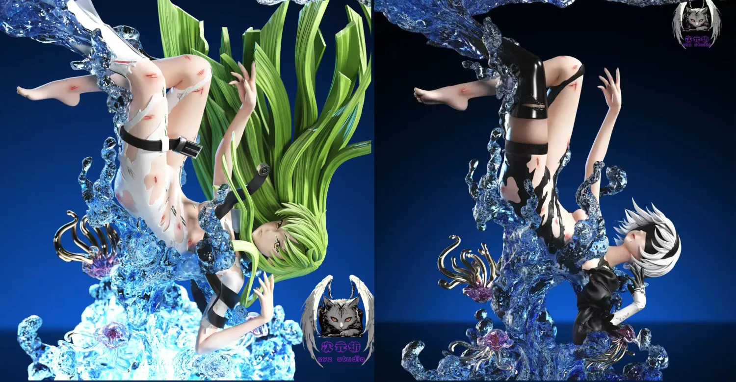 CYZ Studio - NieR: Automata 2B & Code Geass C.C. Statue