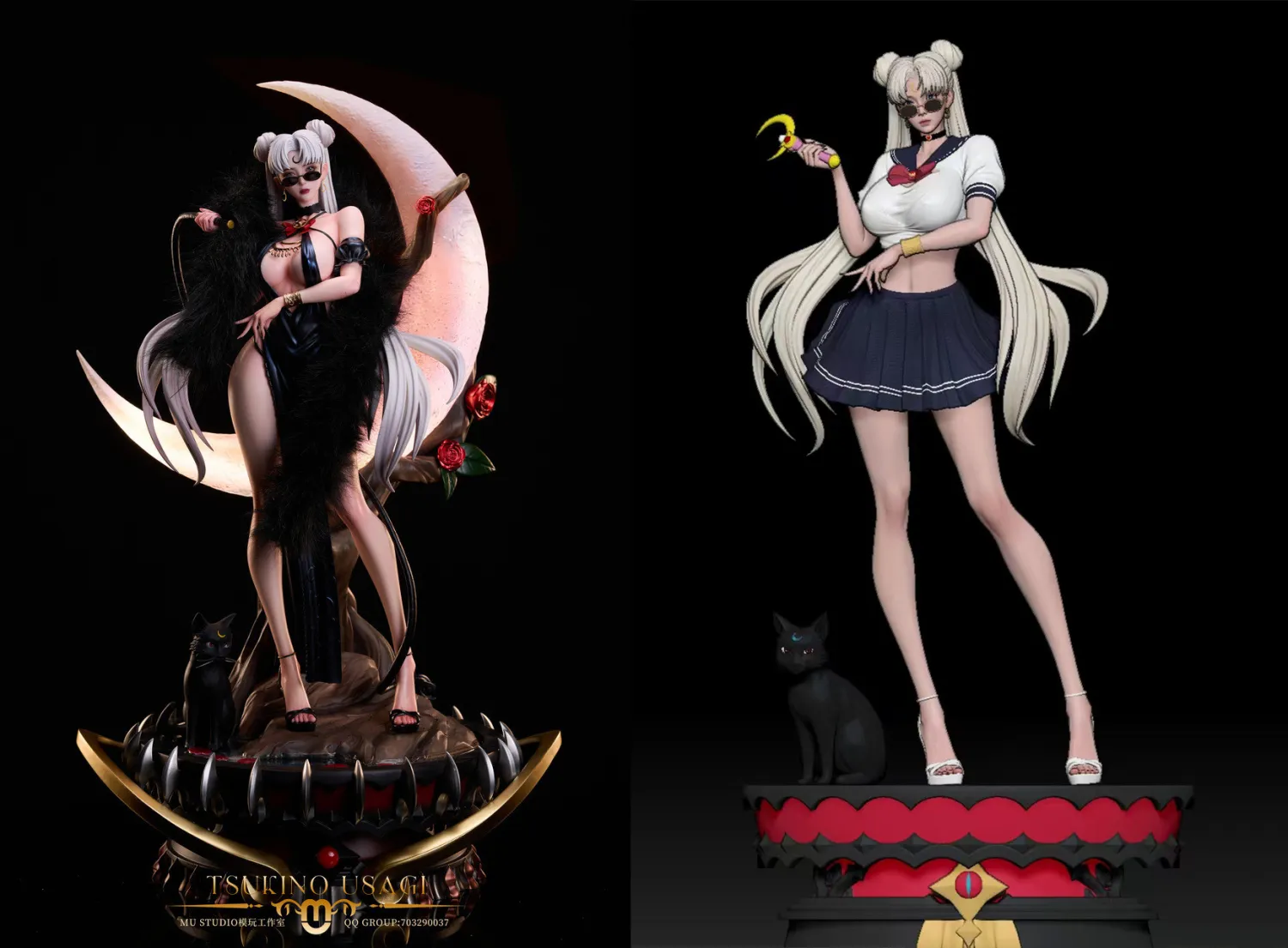  MU Studio - Dark Sailor Moon Statue