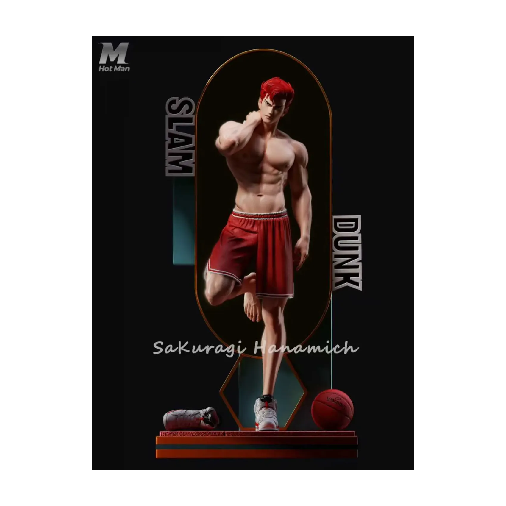 HotMan Studio-Slam Dunk-1/6 Scale Sakuragi Hanamichi Statue(GK)