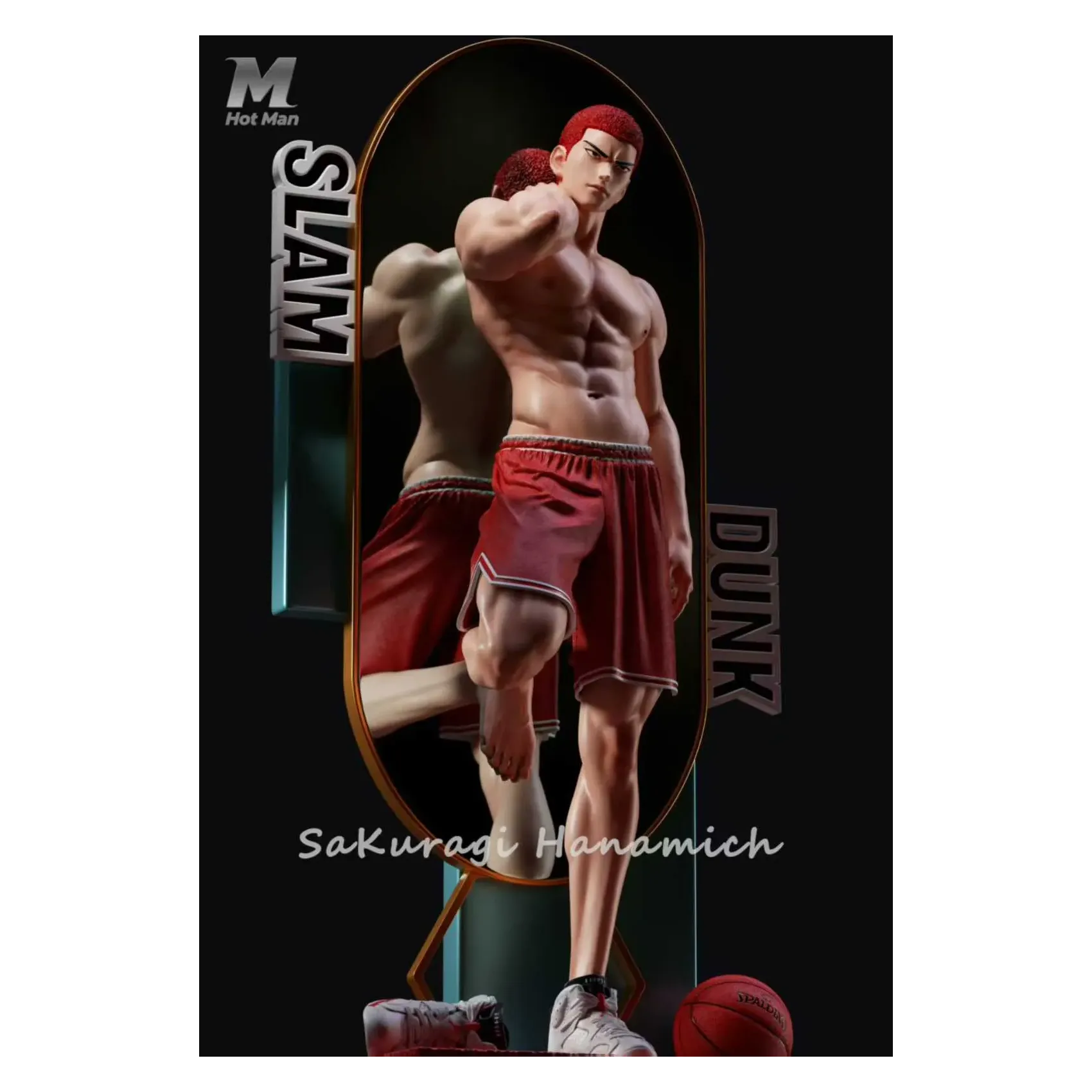 HotMan Studio-Slam Dunk-1/6 Scale Sakuragi Hanamichi Statue(GK)