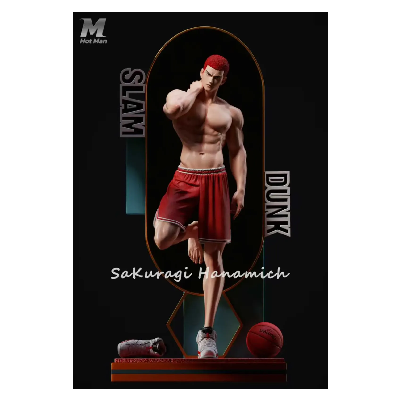 HotMan Studio-Slam Dunk-1/6 Scale Sakuragi Hanamichi Statue(GK)