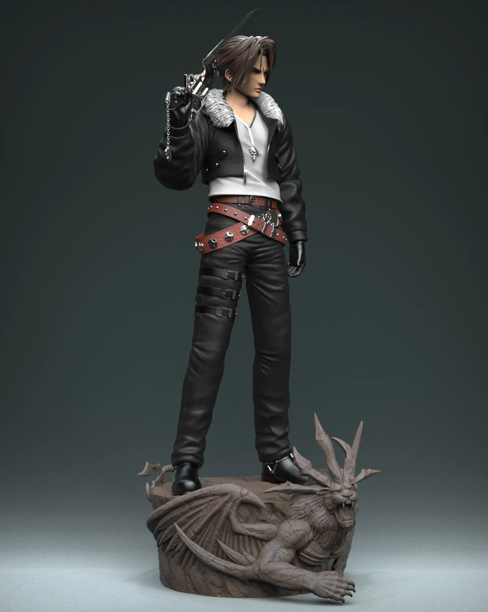 Solar Studio - Final Fantasy Squall FF8 Statue(GK)