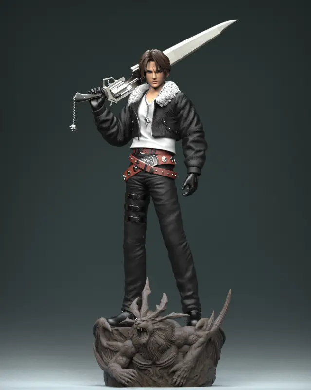 Solar Studio - Final Fantasy Squall FF8 Statue(GK)