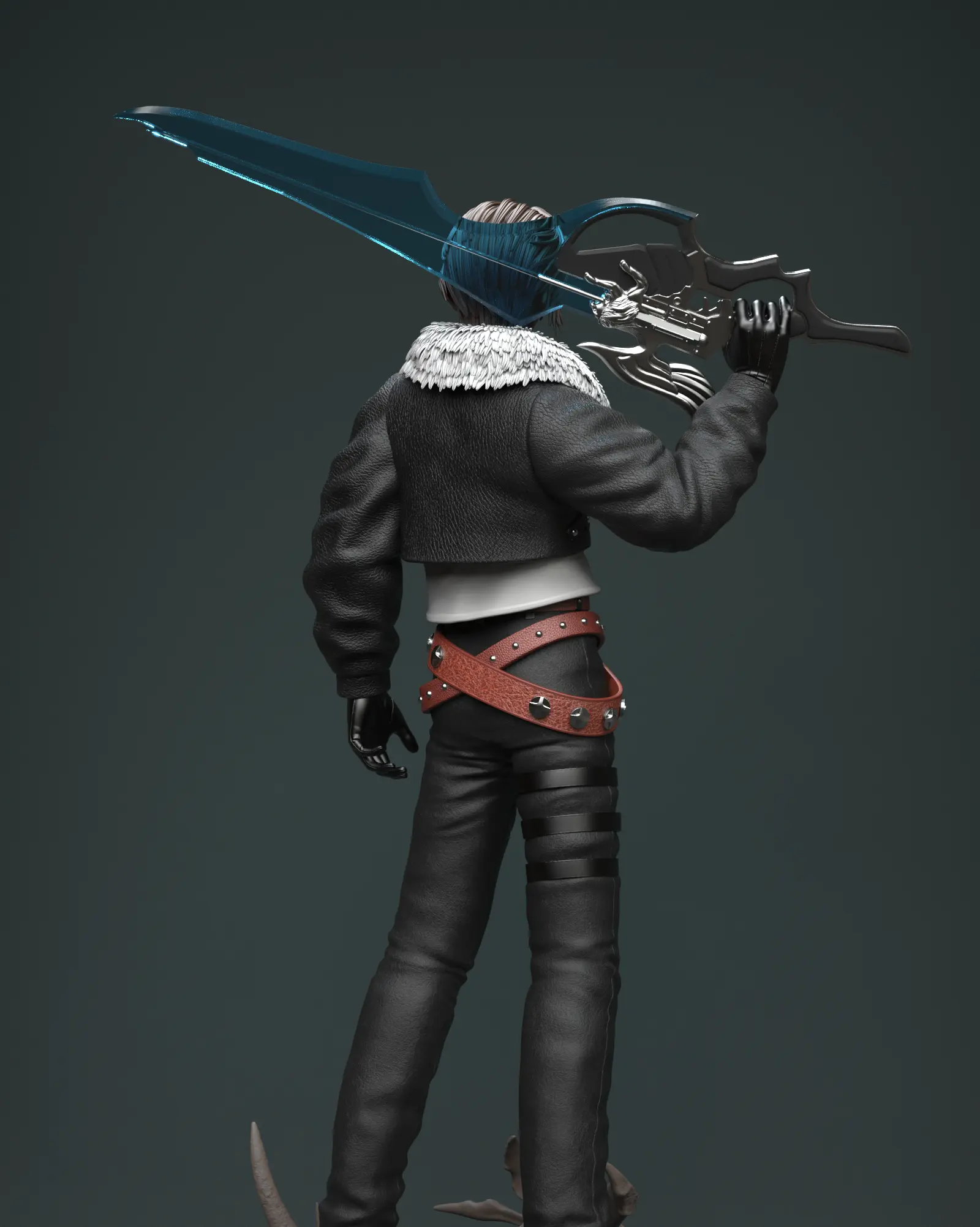 Solar Studio - Final Fantasy Squall FF8 Statue(GK)