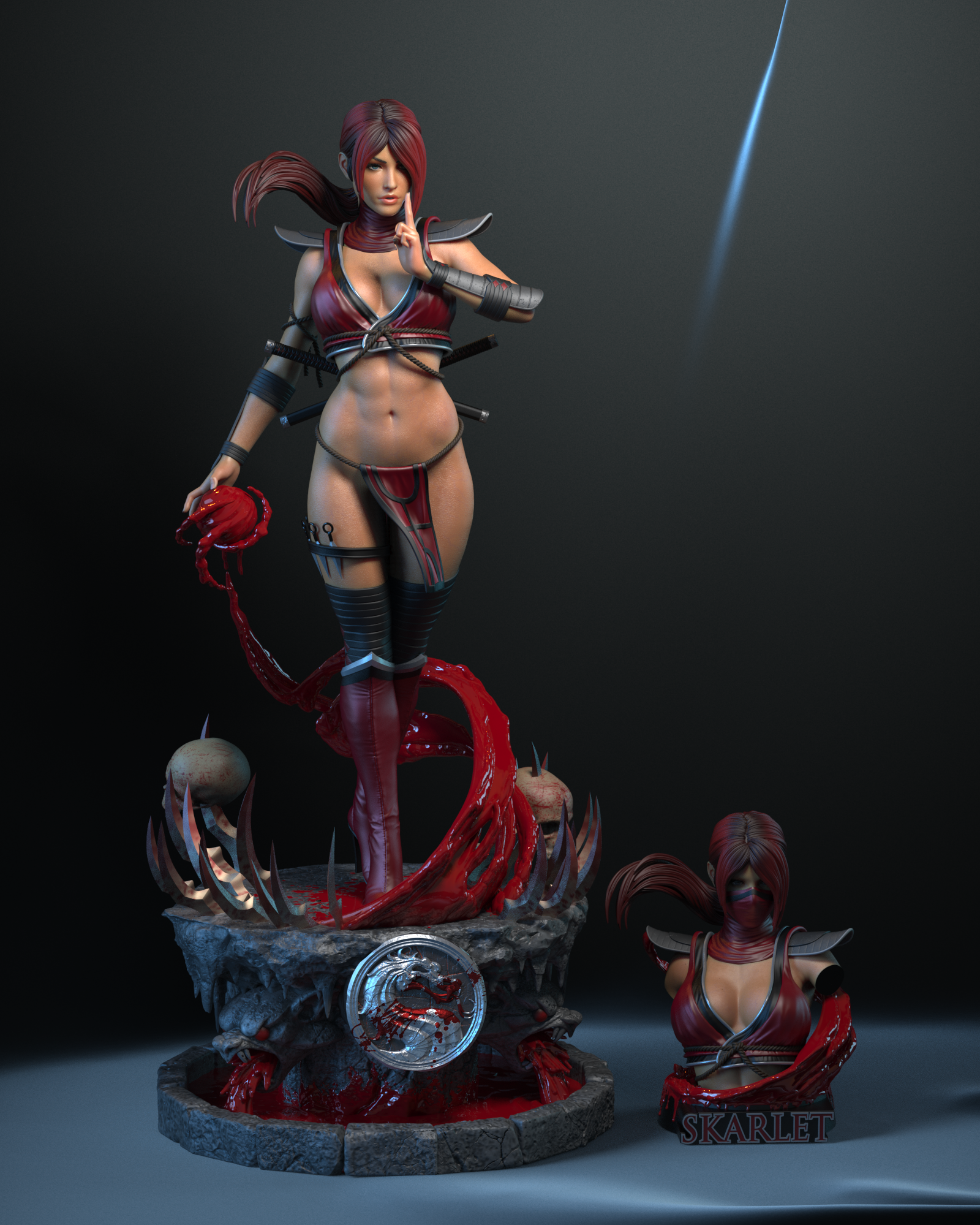 Mortal Kombat Skarlet Statue(GK) -Epic Creations Studio