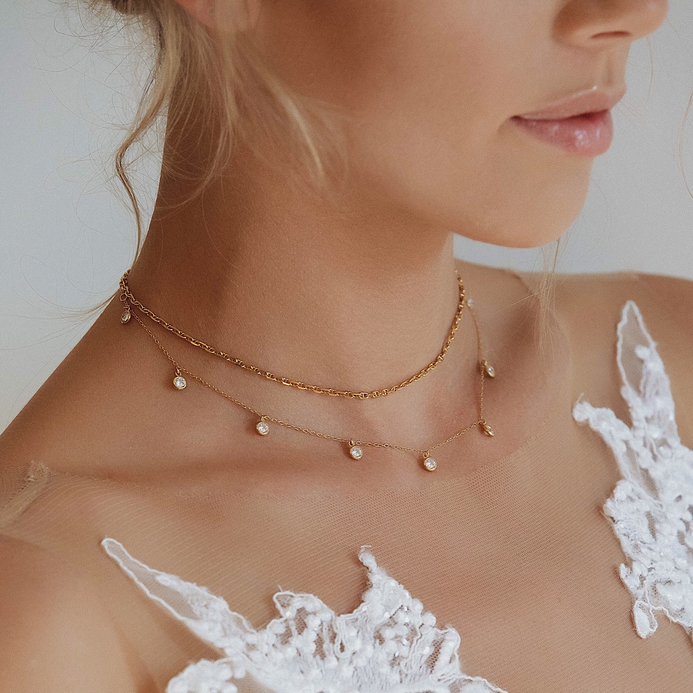 Dangle 18K Gold Plated Choker | Mix Mix Style [Hot Seller]-Mix MIx Style