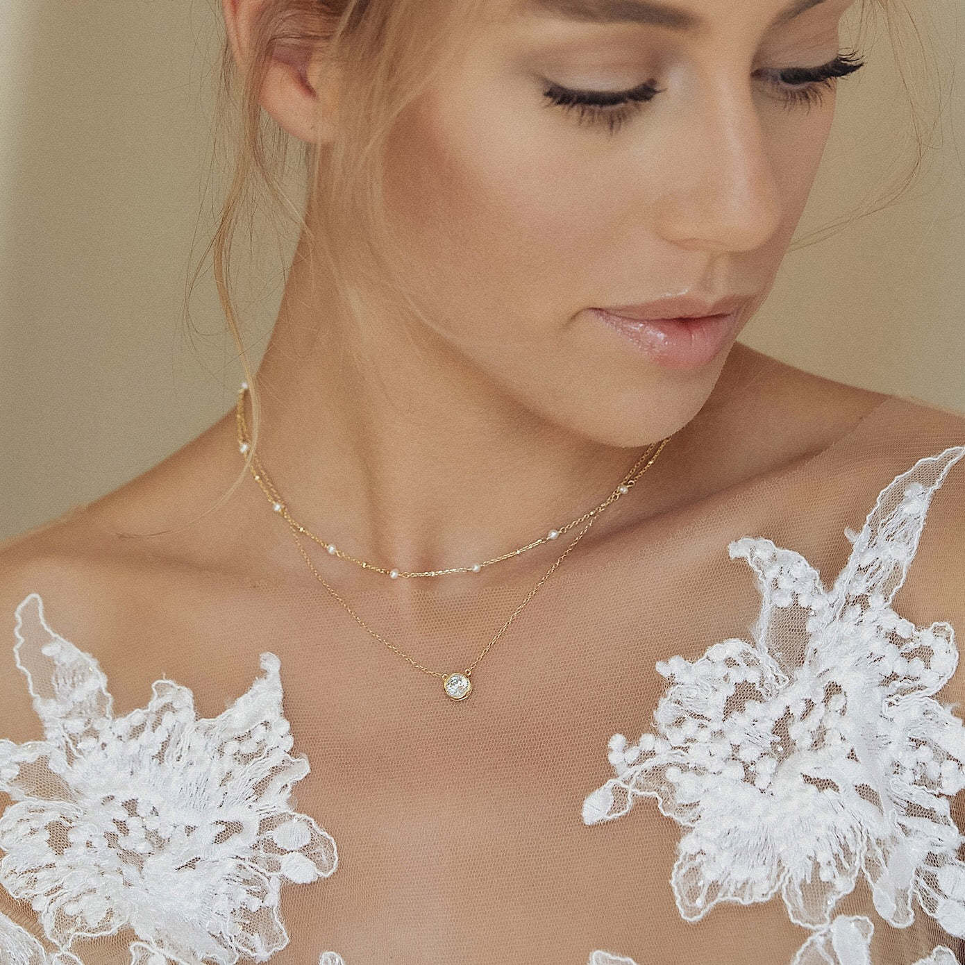 Solitaire Crystal Pendant Necklace | Mix Mix Style [Hot Seller]-Mix MIx Style