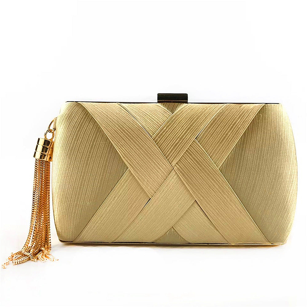 hand-held evening bag satin fashion fringed dress bridal  Handbags & Evening Bags | Mix Mix Style [Hot Seller]-Mix MIx Style