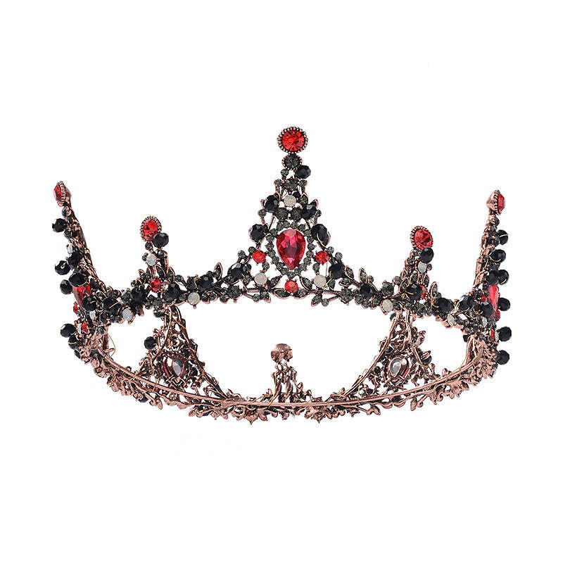 Black - White Classic Moissanite Diamonds 18k White Gold Plated Elegan