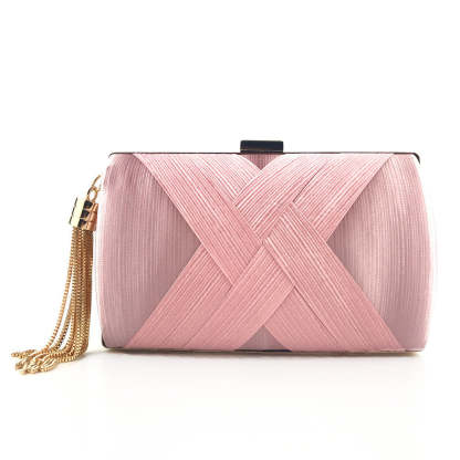 hand-held evening bag satin fashion fringed dress bridal  Handbags & Evening Bags | Mix Mix Style [Hot Seller]-Mix MIx Style