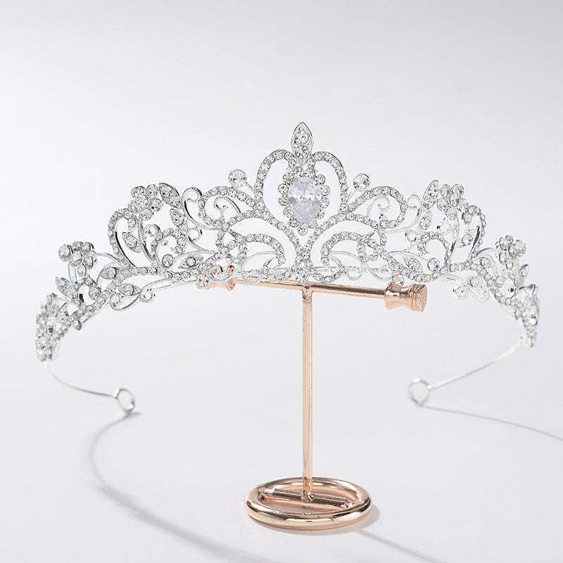 Embellished White Moissanite Diamonds 18k White/Vermeil Gold Plated El