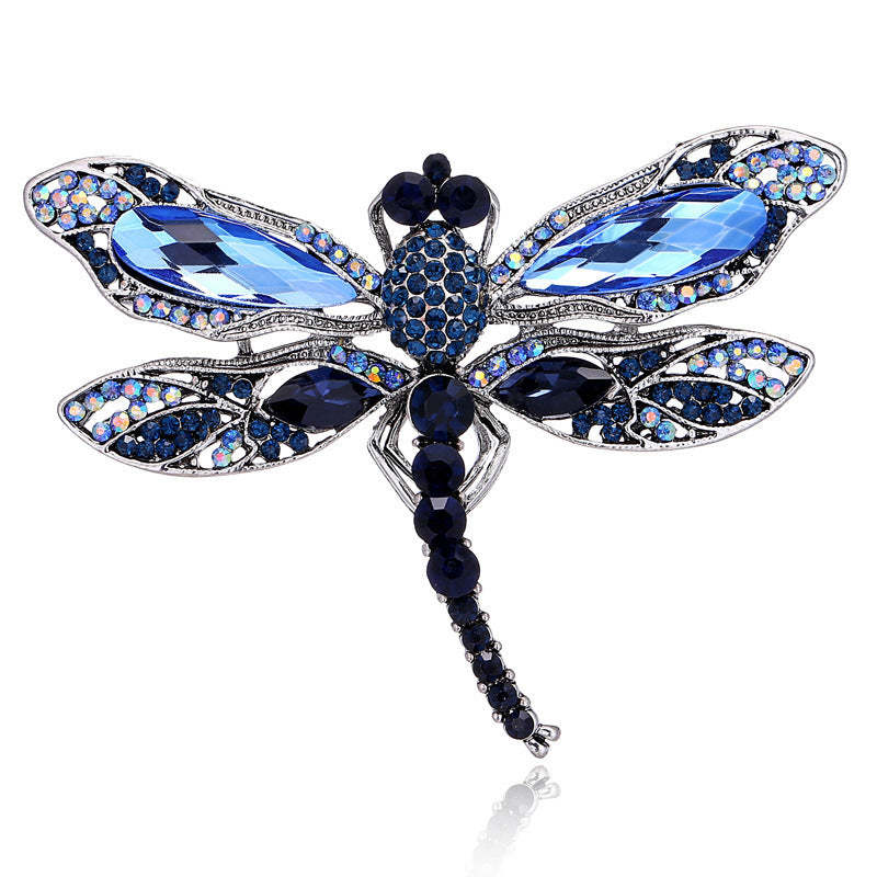 Cross-border hot-selling brooches European and American high-end dragonfly brooches retro classic animal brooches clothing accessories wholesale-Mix MIx Style