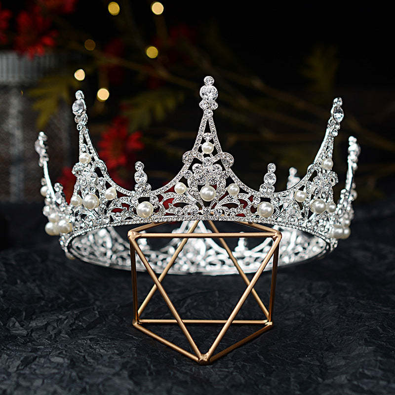 Timeless White Moissanite Diamonds 18k White Gold Plated Birthday Brid