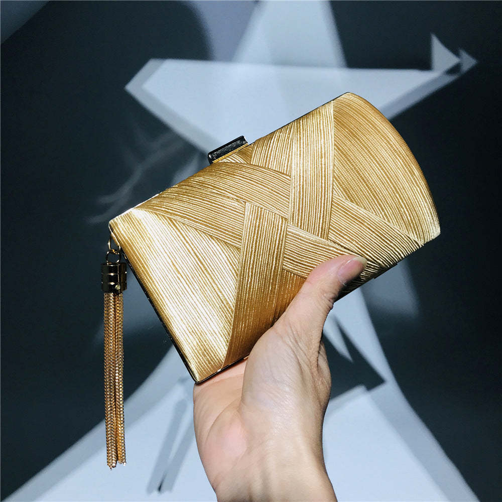 hand-held evening bag satin fashion fringed dress bridal  Handbags & Evening Bags | Mix Mix Style [Hot Seller]-Mix MIx Style