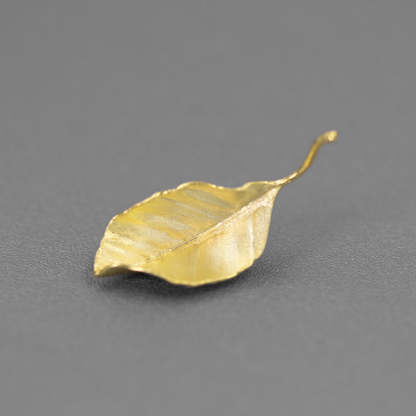 Looking for original autumn leaves sterling silver jewelry leaf brooch French literary romantic elegant niche design high-end-Mix MIx Style