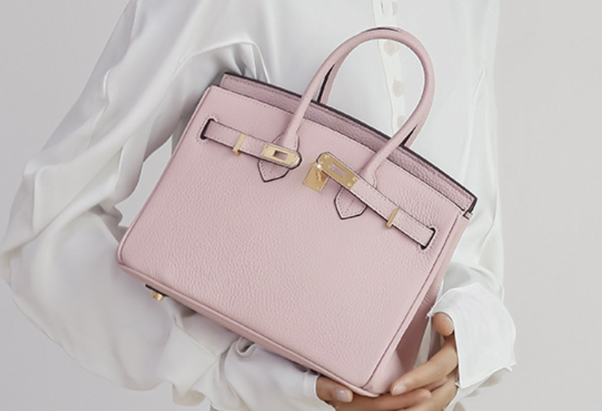 Fashion bag women's new lychee grain first layer cowhide platinum bag leather women's bag one-shoulder women's hand-held diagonal bag-Mix MIx Style